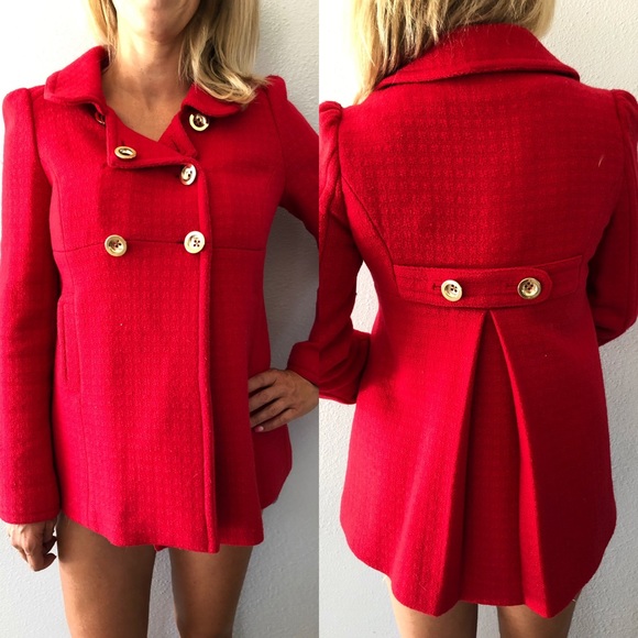 Juicy Couture Jackets & Blazers - Red Juicy Couture Wool jacket